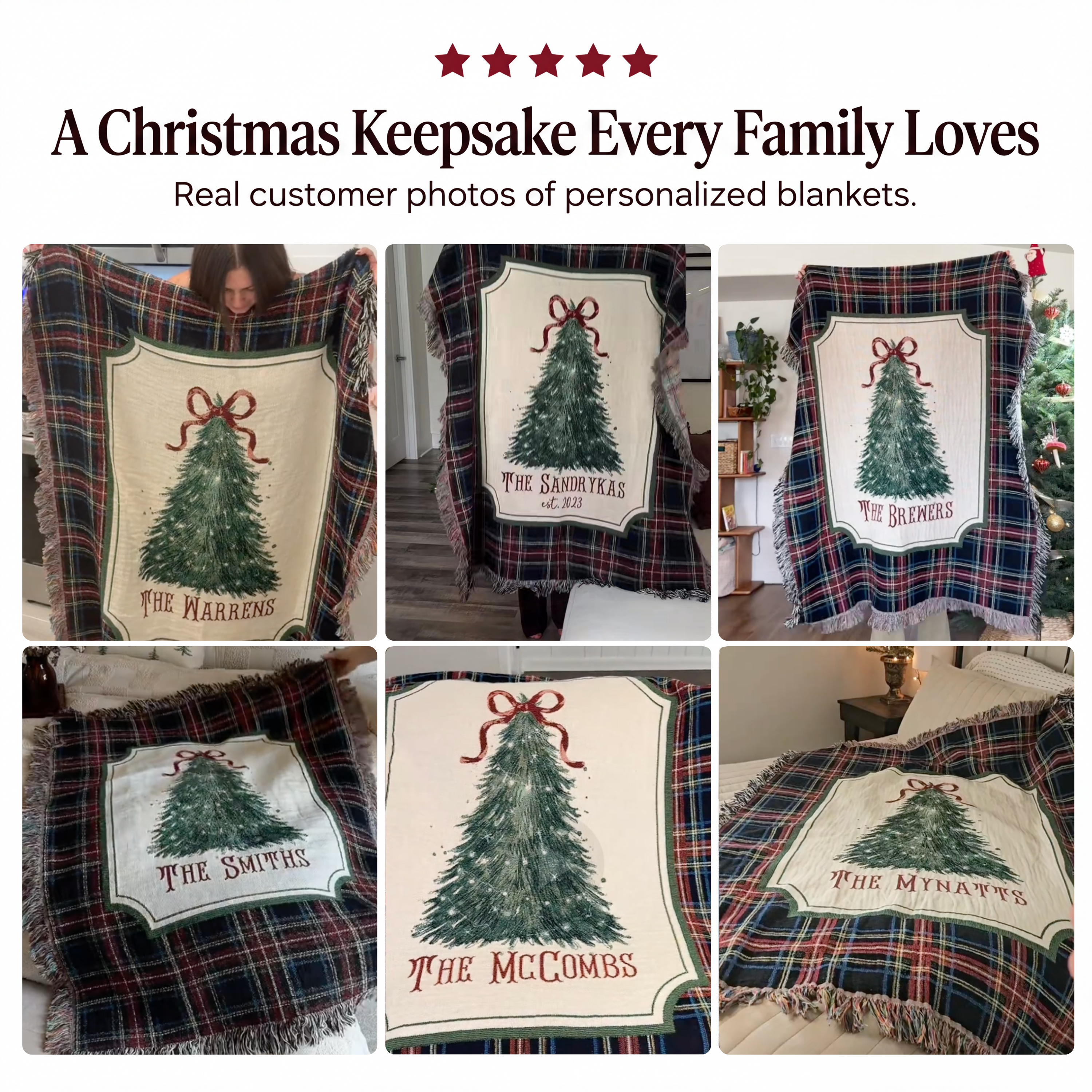 Heirloom Christmas Throw